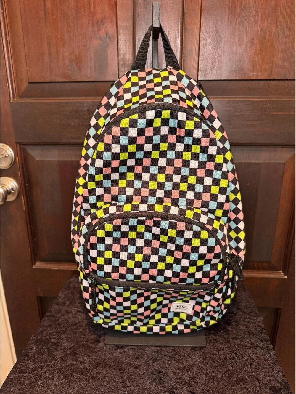 Vans Multicolor Checkerboard Backpack - Picture 3 of 8